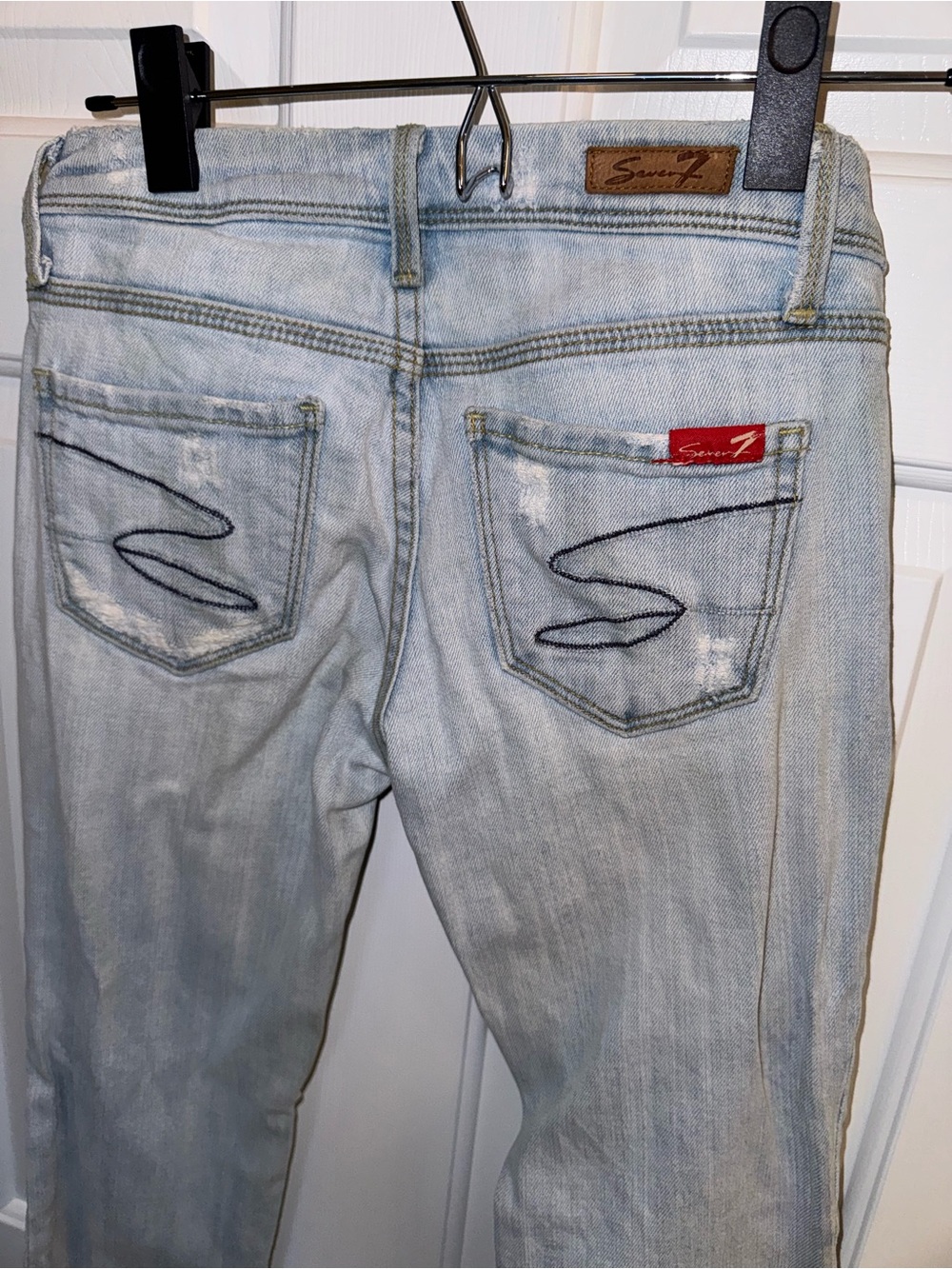 Seven7 Jeans with Flare Bottom, Size 24